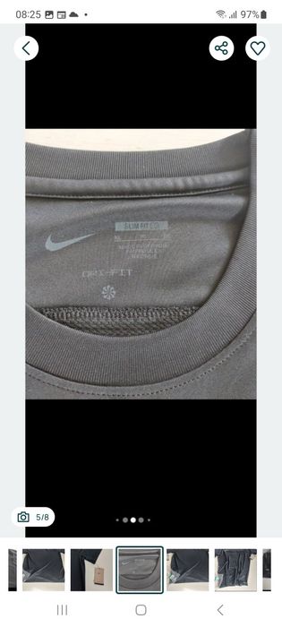 T-shirt  XL Nike czarna nowa