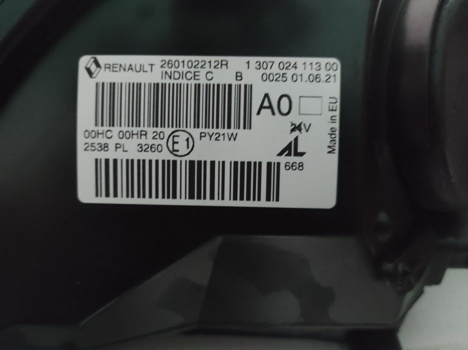Фара Фари Фары Рено Меган 3 Renault megane 3 260609396R. 260102212R