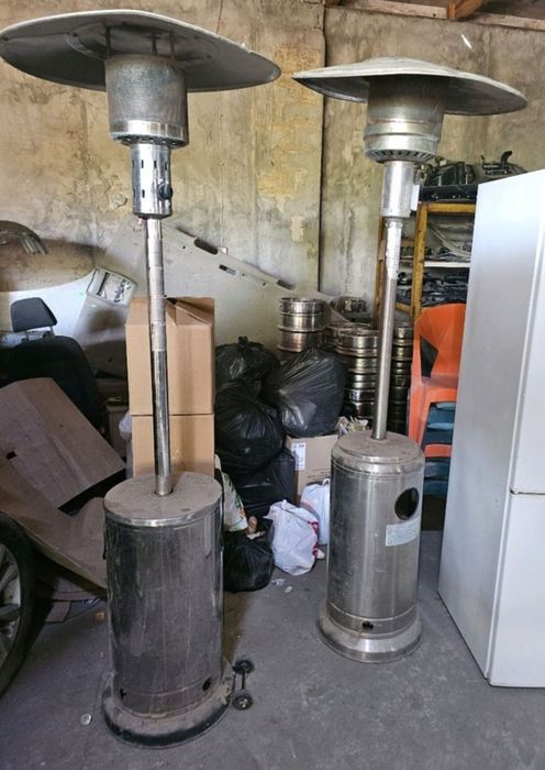 Газовый уличный обогреватель. Уличный факел, в ресторан и дом + баллон