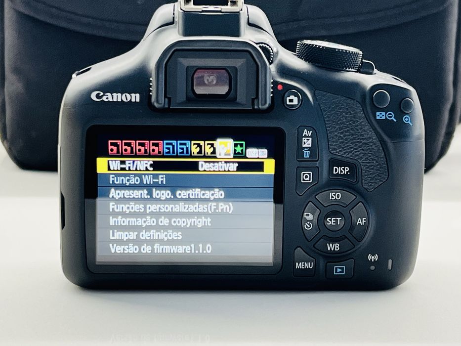 Máquina fotográfica Canon EOS 1300D (T6) Wi-Fi & NFC