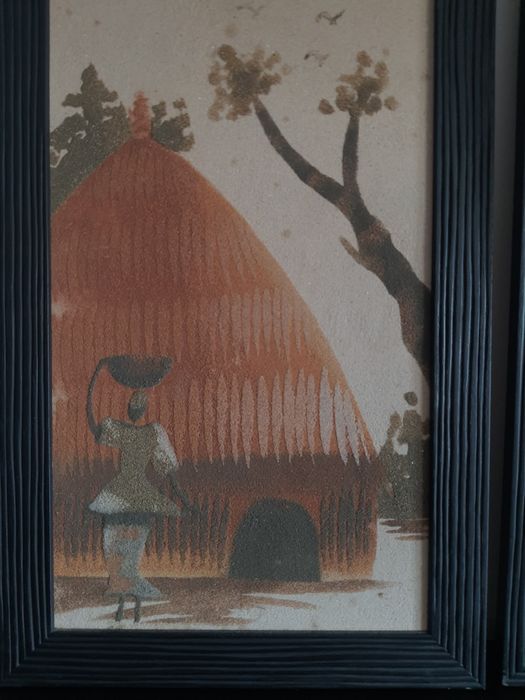 Quadro africano com areia64585227149699121