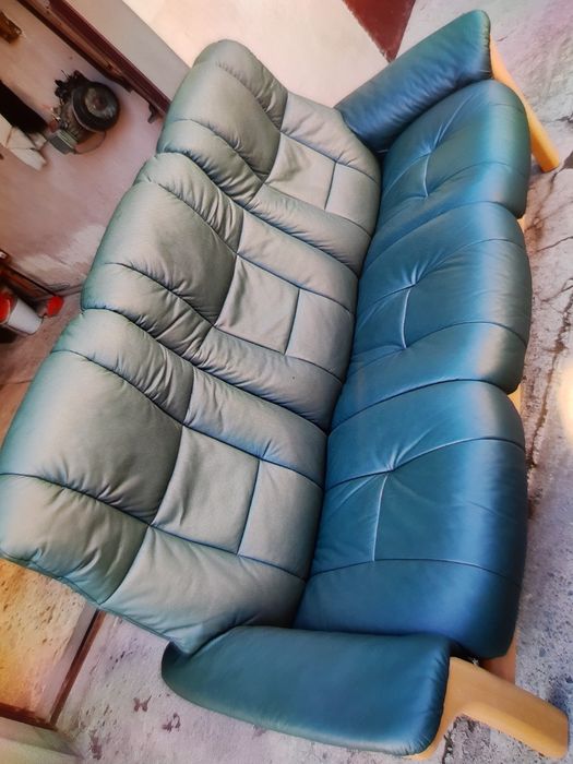 Sofa skóra wypoczynek funkcja relax