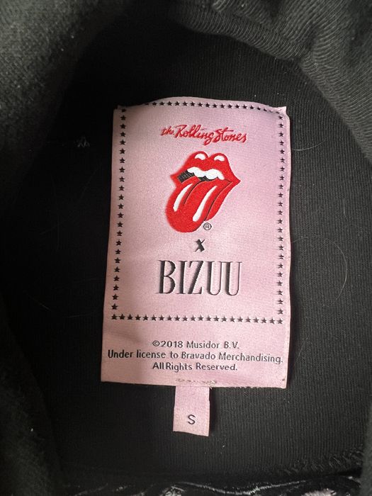 Bizuu, bluza z kapturem, the Rolling Stones roz S