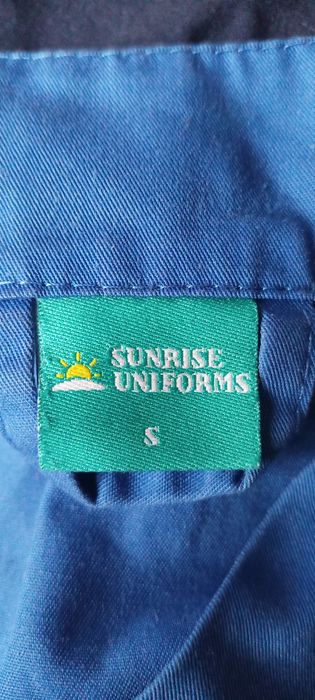 Scrubsy medyczne rozmiar S niebieski i granatowy