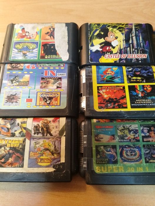 Картриджи Sega Mega Drive