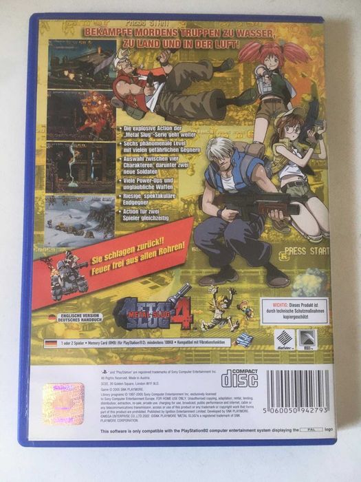 PS2 - Metal Slug 4