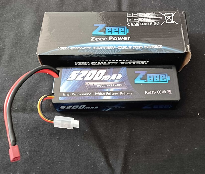 Bateria LiPo 5200mAh 7.4V 100C Zeee – Alta Performance