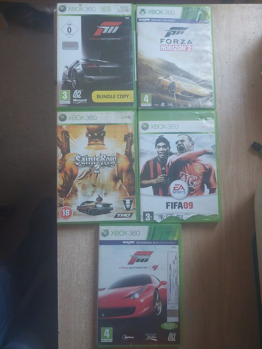 Xbox 360 slim 250Gb + Comando + 2 Jogos