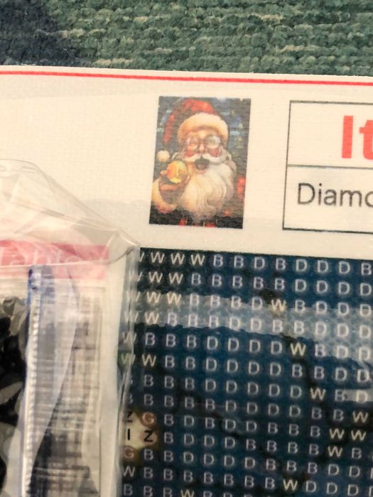 Diamond painting pai natal
