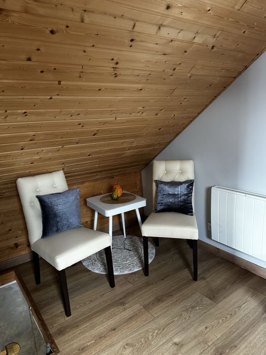 Domek caloroczny z prywatną plażą nad jeziorem w Spalonej -IBIZA