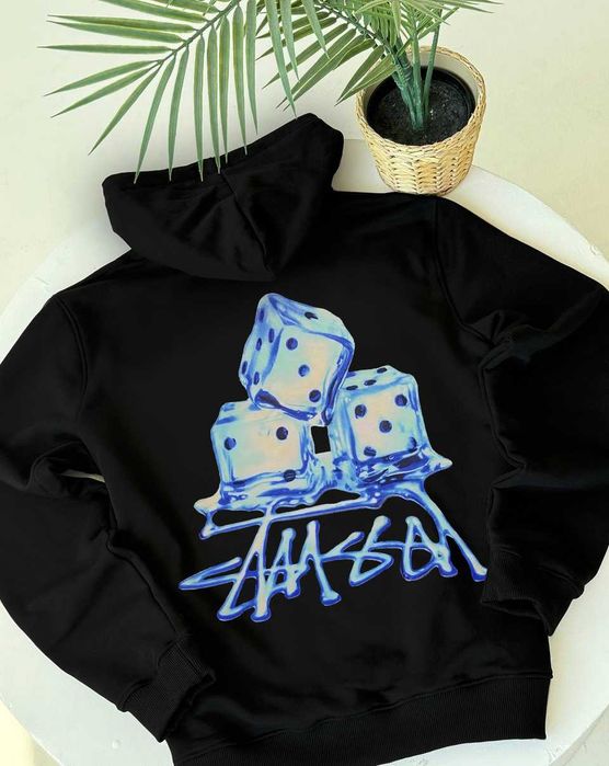 БЕЗ ПЕРЕДПЛАТ - Новая Кофта - Худи Стусси - Stussy - Basic - BIG Logo