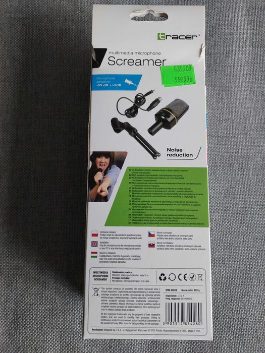 Mikrofon multimedialny wielokierunkowy