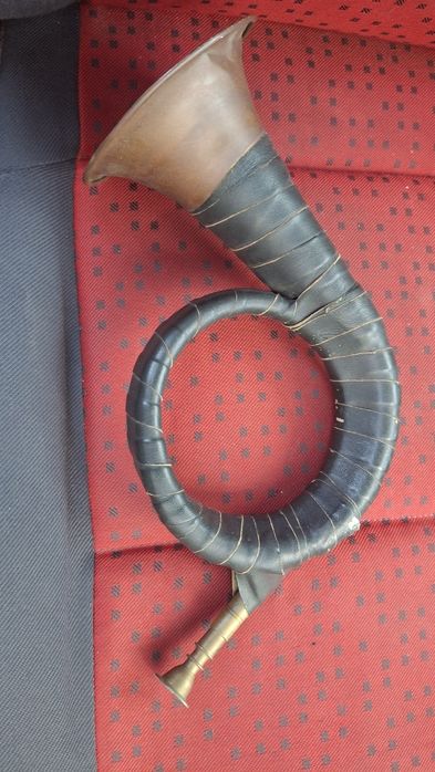 Corneta antiga de caça ou militar