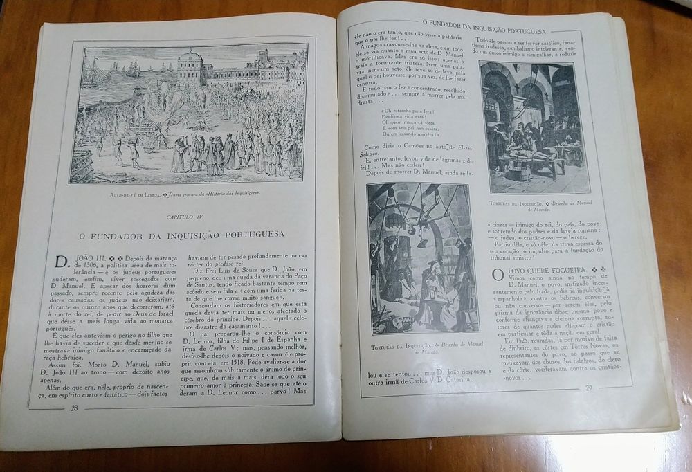 Livro Enciclopédia pela imagem- A Inquisição.