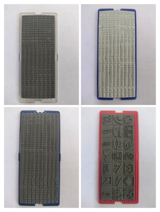 Самонаборный штамп Colop 2400, S 600, запасные кассы букв TRODAT