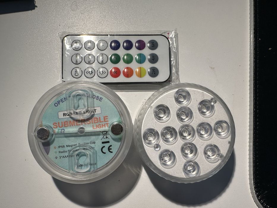 Luz RGB magnetica com comando