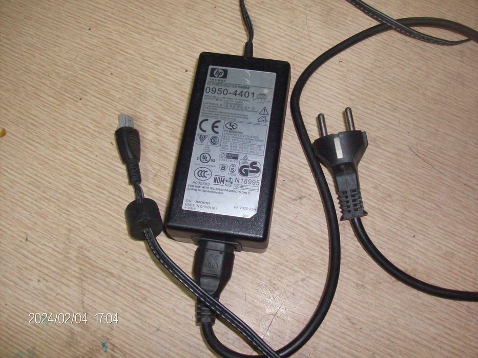 Power Adapter for HP 32f Display 1080P Monitor