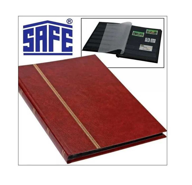 Album na znaczki - klaser SAFE 16 stron (8 kartok) zbliżony do A5