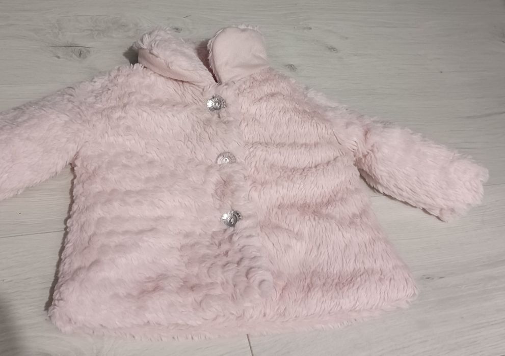 Kurtka futerko dla dziewczynki