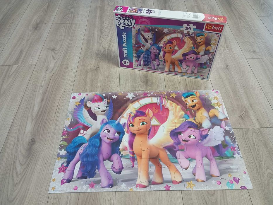 Puzzle 24 maxi elementy My Little Pony duże puzzle dla dziewczynki 24