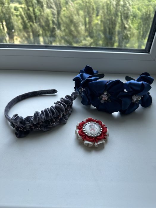 Обруч і резиночка для волосся, ціна за все