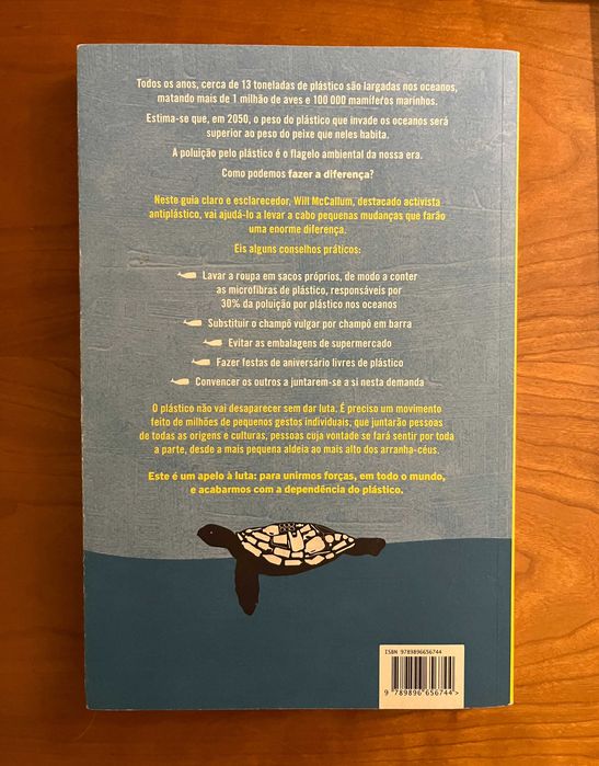 Livro Viver sem plástico de Will McCallum