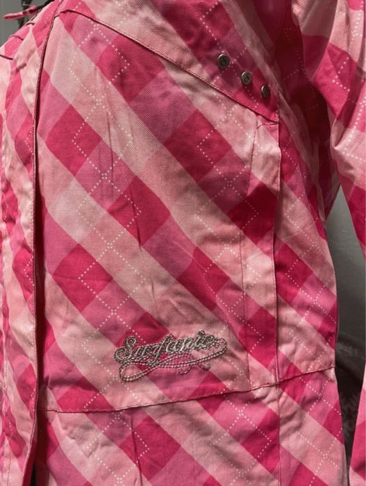 Kurtka narciarska różowa