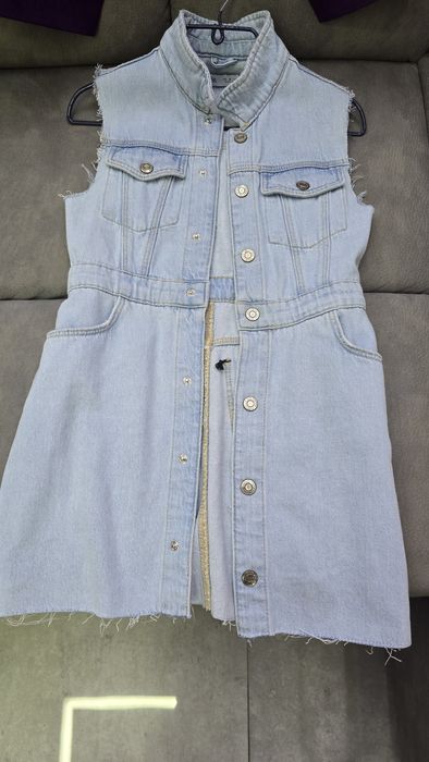 Джинсовий сарафан,сукня Zara. Розмір 134