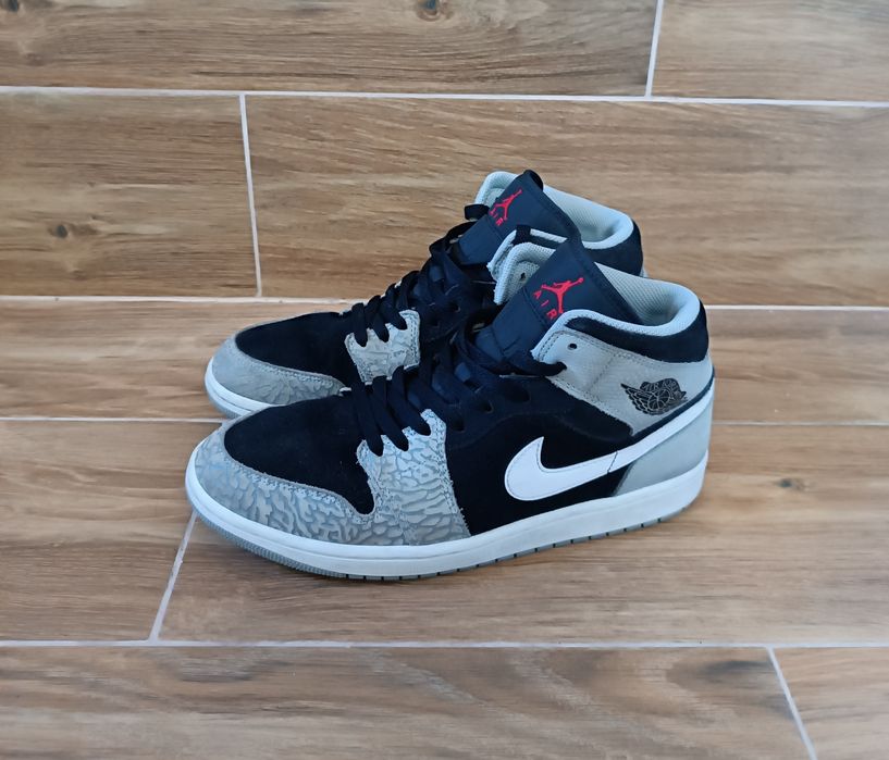 Jordan 1 Mid Elephant Print Buty Oryginalne Rozmiar 44.5