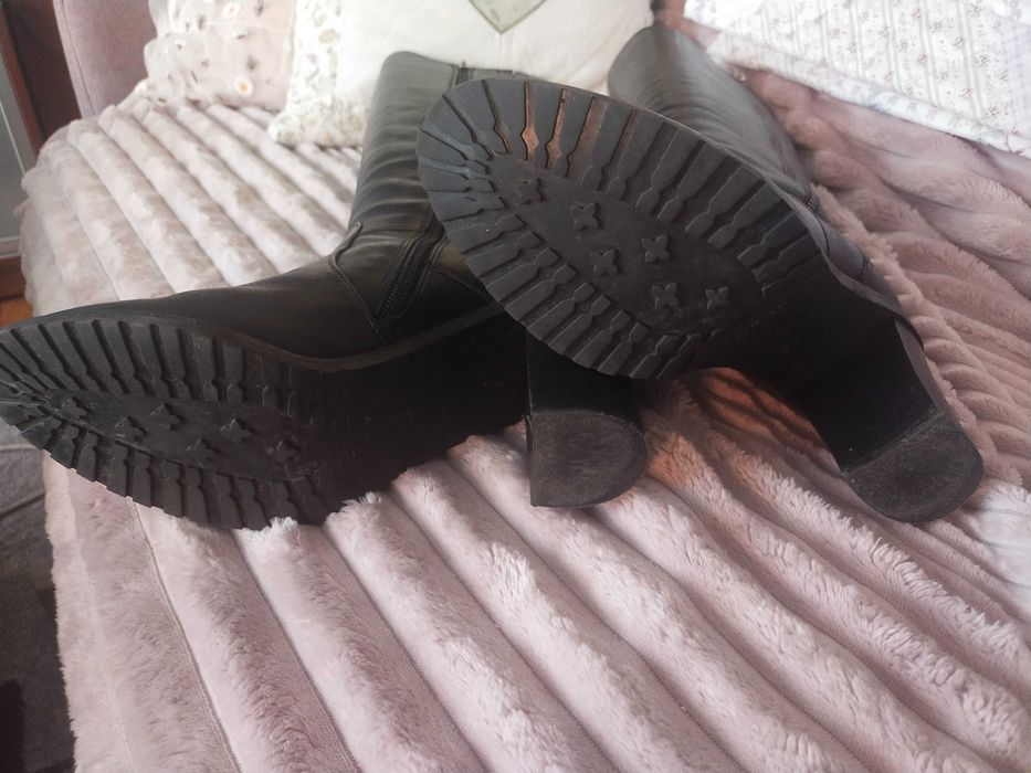 Kozaki skórzane Ryłko 39