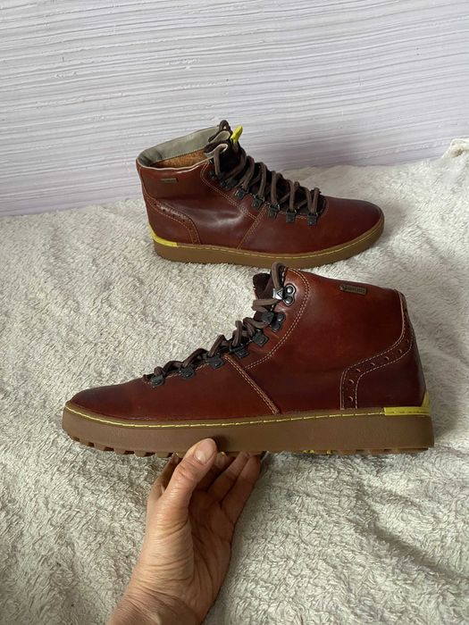 Clarks Chestnut NANU RISE Waterproof ботинки мужские 45р 29-29,5см