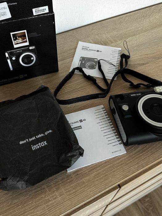 Фотокамера Fujifilm INSTAX Square SQ40 Black (16802802)
