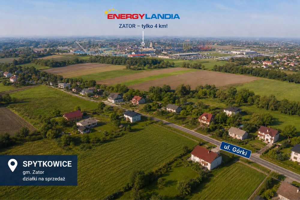 Energylandia Dzialka 33 arów Zator - Spytkowice