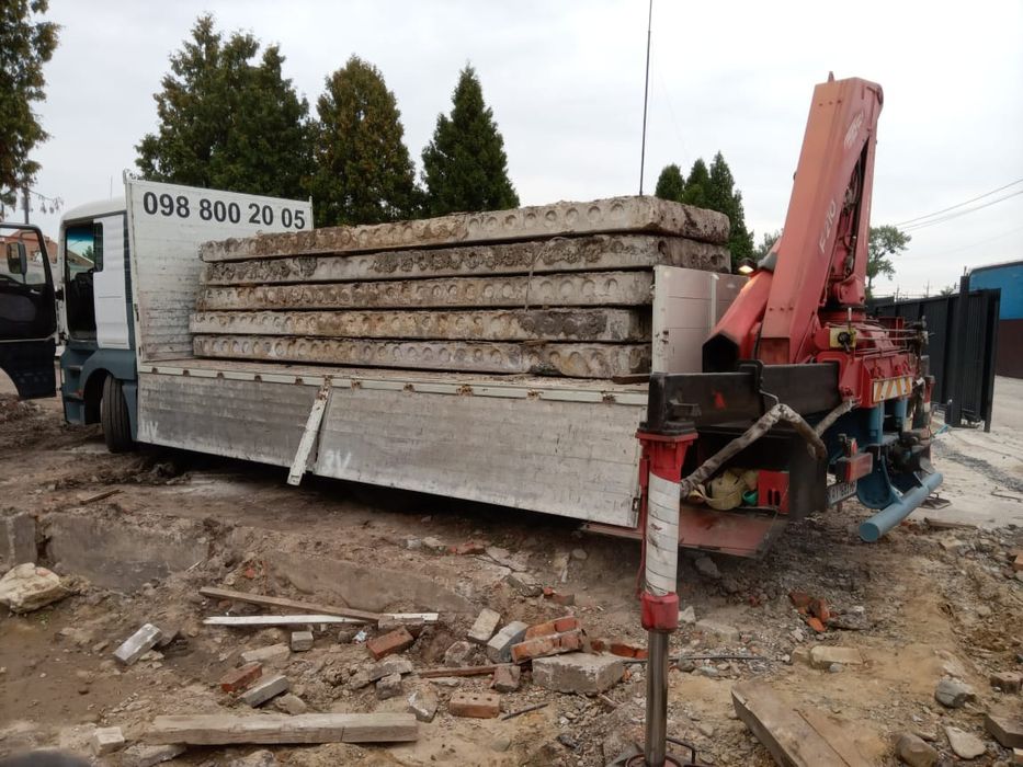 Послуги Маніпулятора. Вантажні перевезення.