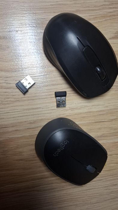 Набор беспроводных мышек (Logitech + Slim) с USB-ресиверами