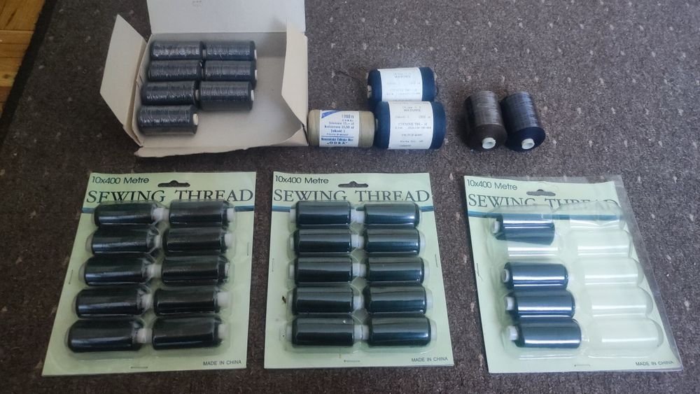 36 szpulek nici, nowe