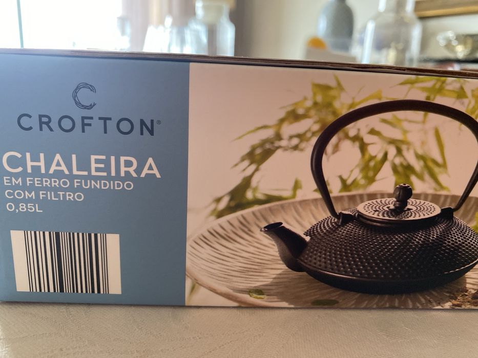 Chaleira estrear em ferro fundidoc filtro 0.85l