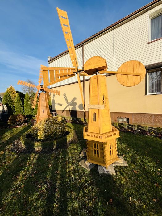 Wiatrak ogrodowy ozdobny duży do ogrodu