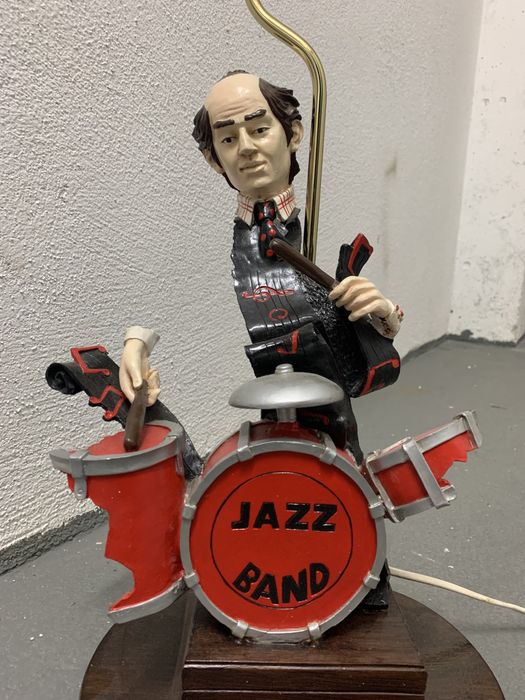 Candeeiro Jazz pintado à mãol