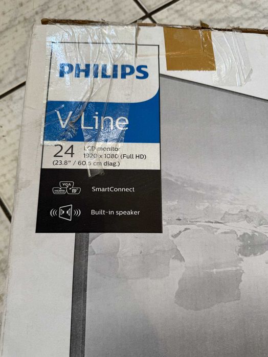 (40) monitor Philips V Line 243V7QJABF LED 24"