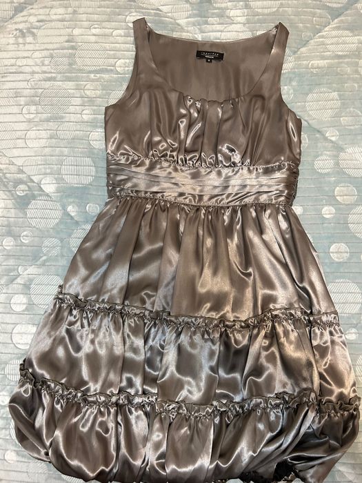 Vestido cerimónia prata
