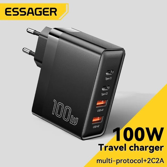 Зарядний пристрій, зарядне Essager 65w 85w 120w 140w