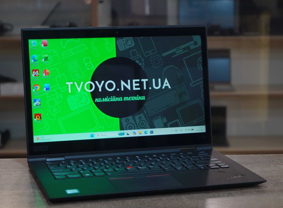 ГАРАНТІЯ Lenovo ThinkPad X1 Yoga (2K IPS Multi-Touch/Core i7-8650U/RAM 16ГБ/SSD 512ГБ)TVOYO
