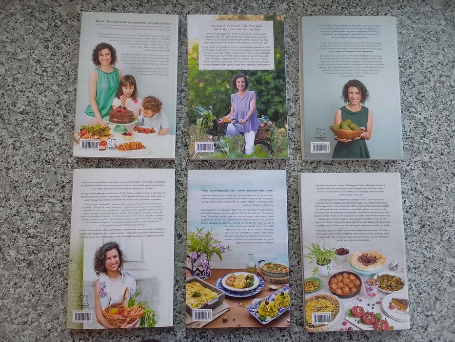 Livros Gabriela Oliveira -Cozinha Vegetariana-COMO NOVOS