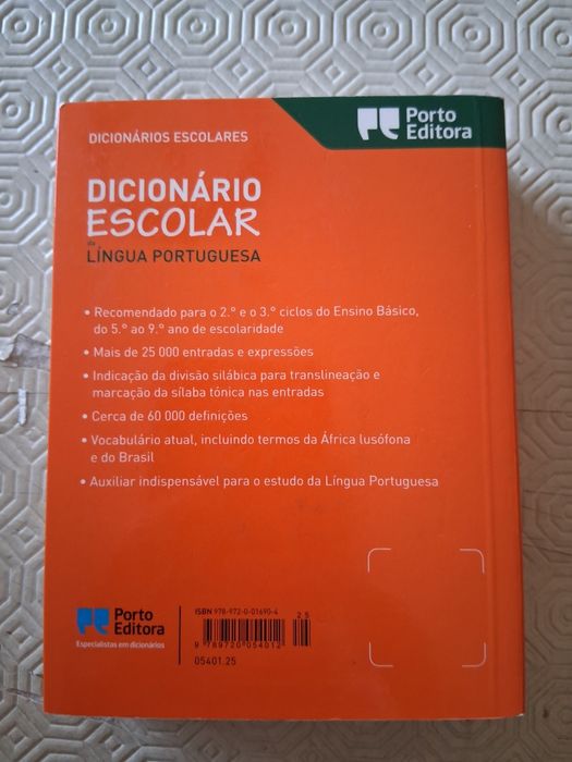 Dicionário escolar língua portuguesa