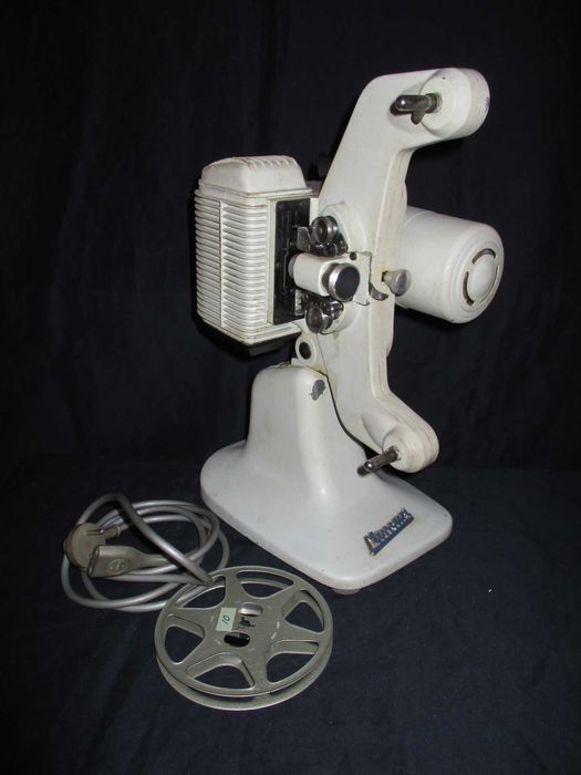 Projector de filmes 8 mm Cirse Missouri 1957 com caixa
