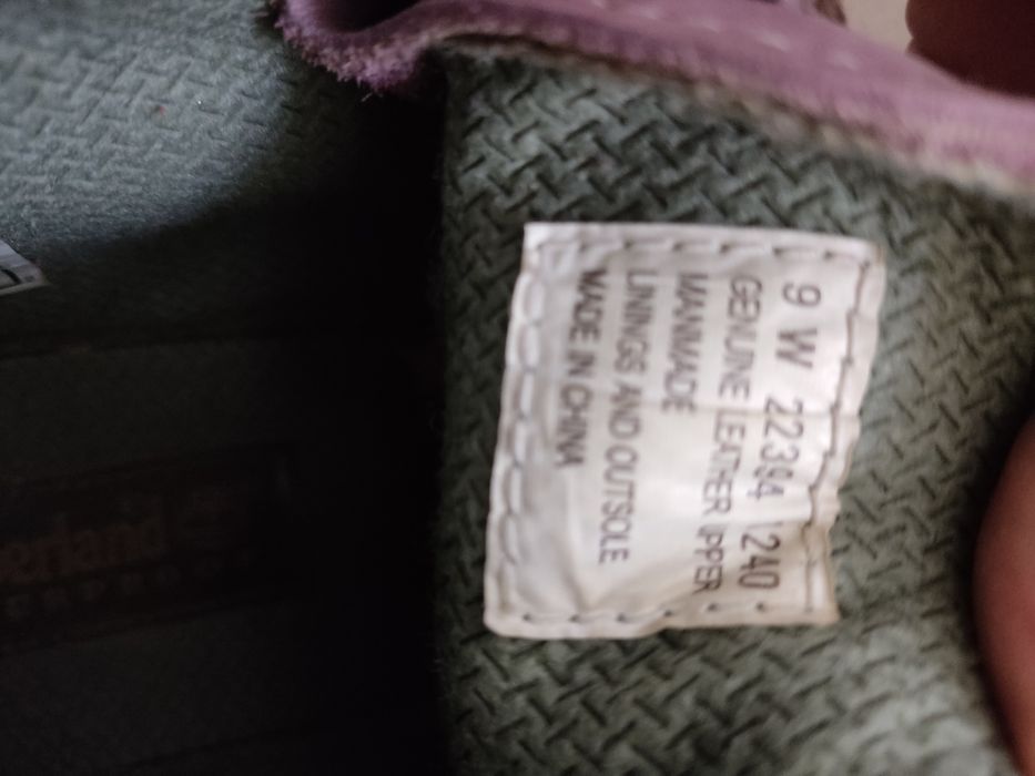 Ботинки Timberland, Reebok  кожа