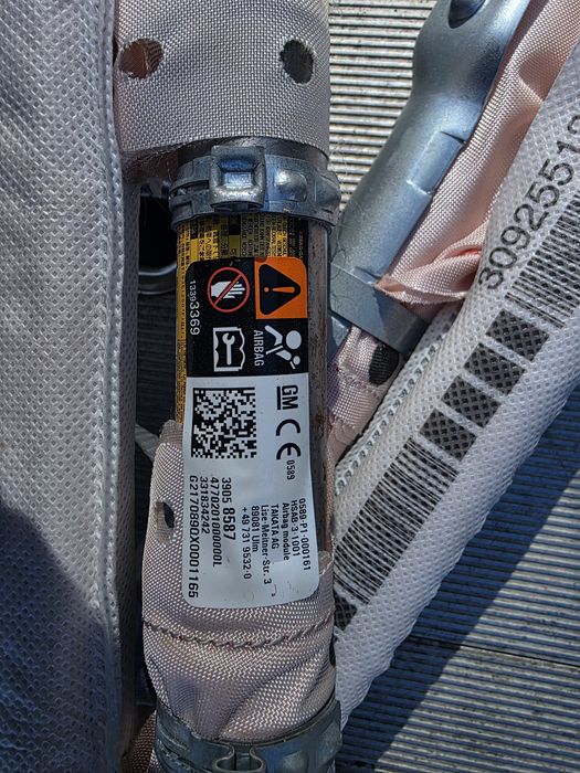 Opel Astra K Kurtyna Airbag