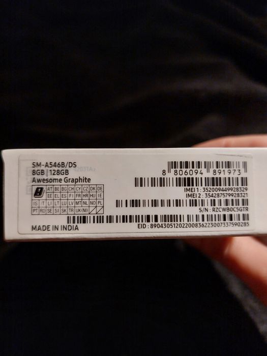 SAMSUNG GALAXY A54 5G 8/128 GB smartfon szkło plomby gwarancja NOWY