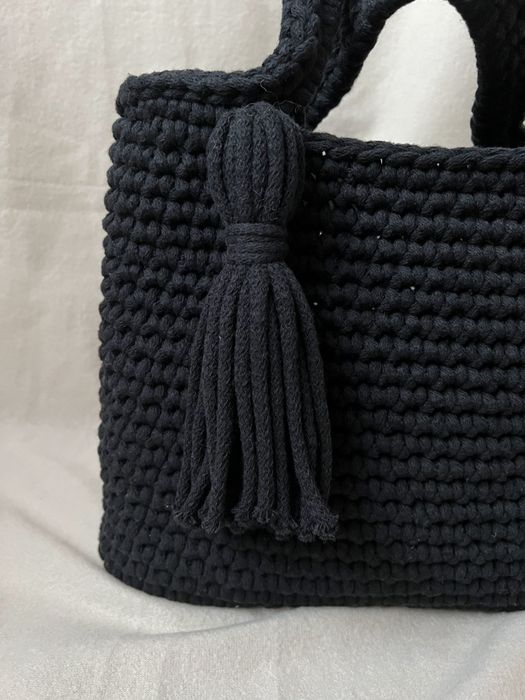 Szydełkowa torebka classic bag, handmade